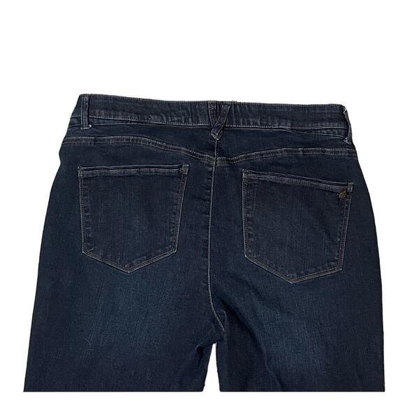 Democracy‎ Women's Jeans Ab Technology Reworked Upcycled High Rise Bling Size 14 - Picture 8 of 11